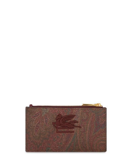 Etro Leather Arnica Cardholder