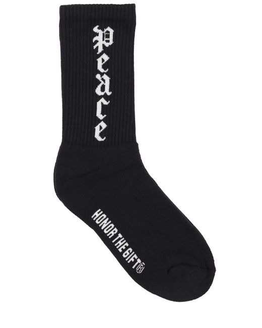 Honor The Gift Holiday Peace Socks