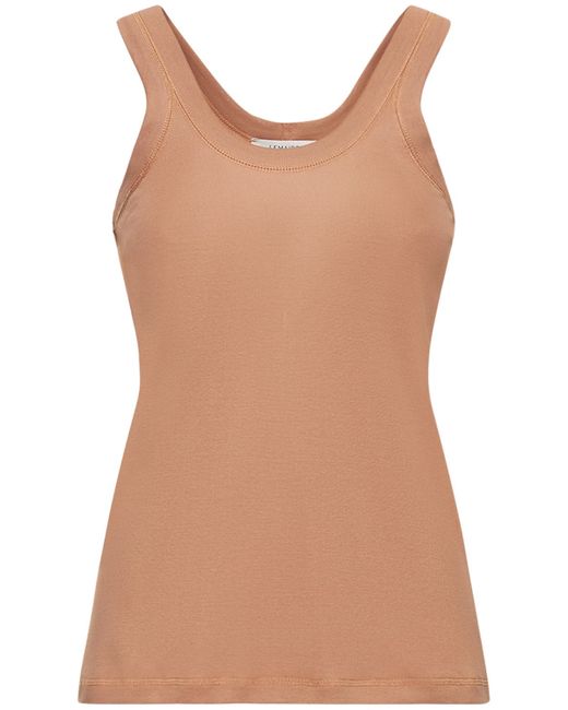 Lemaire Rib Cotton Jersey Tank Top