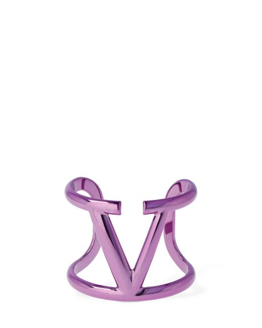 Valentino Garavani V Logo Cuff Bracelet