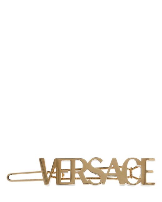 Versace Lx Lettering Hair Clip