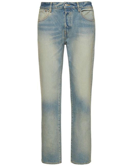 KENZO Paris 18cm Slim Bleached Cotton Denim Jeans