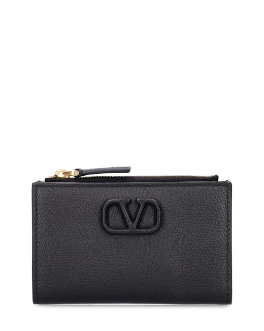 Valentino Garavani Vlogo Leather Wallet