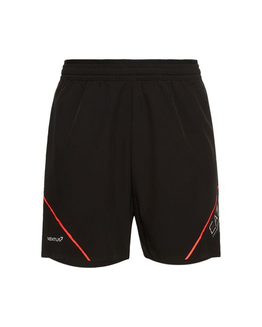 Ea7 Tennis Pro Recycled Poly Track Shorts