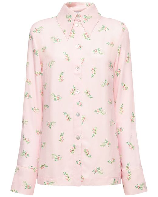 Sleeper Blossom Printed Viscose Shirt