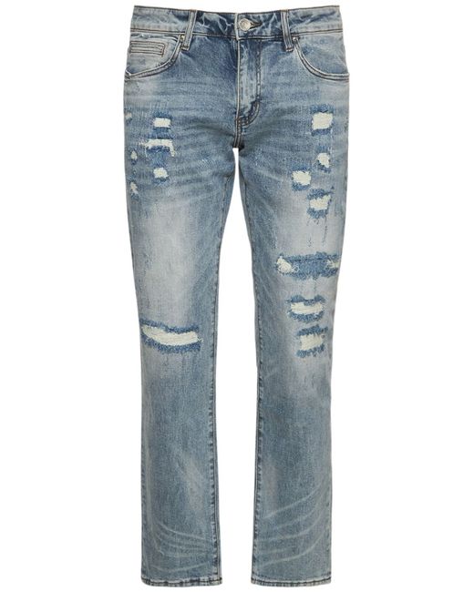 Embellish Lyte Distressed Straight Jeans