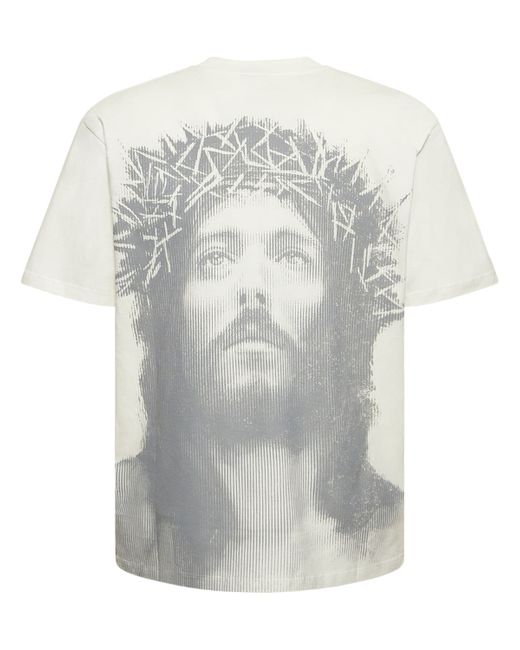 Ih Nom Uh Nit Love All Jesus Printed Cotton T-shirt
