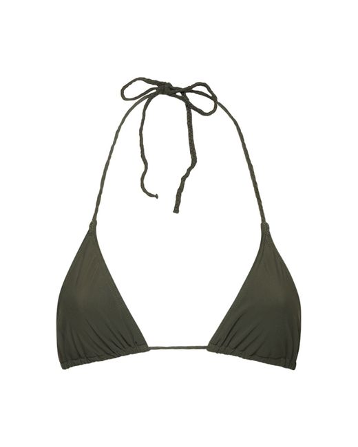 Totême Braid Tie Triangle Bikini Top