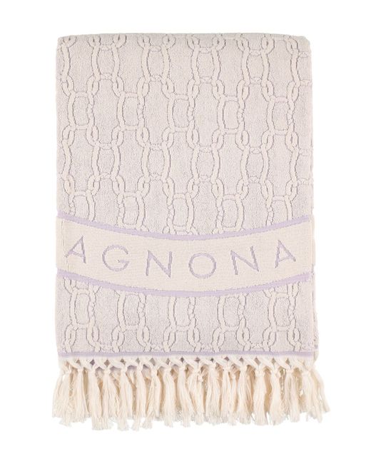 Agnona Chain Jacquard Towel