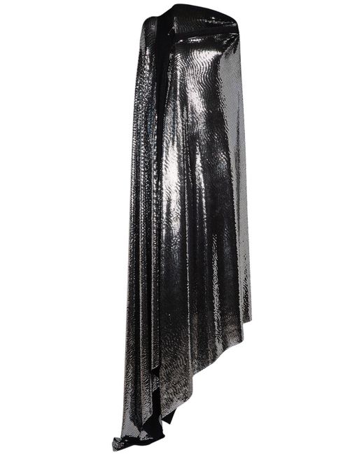 Balenciaga Metallic Jersey Gown