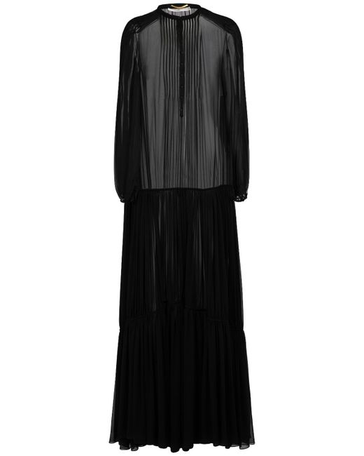 Saint Laurent Silk Long Dress