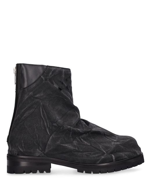 424 Marathon Distressed Leather Zipped Boots
