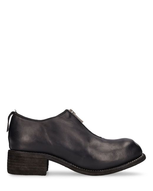 Guidi 1896 30mm Leather Front Zip Loafers