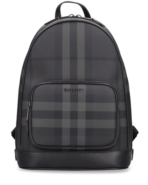 Burberry Check E-canvas Backpack