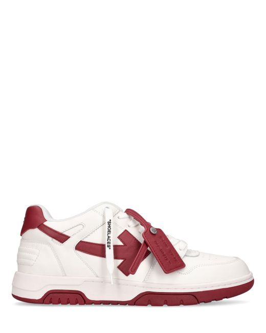 Off-White Out Of Office Leather Low Top Sneakers