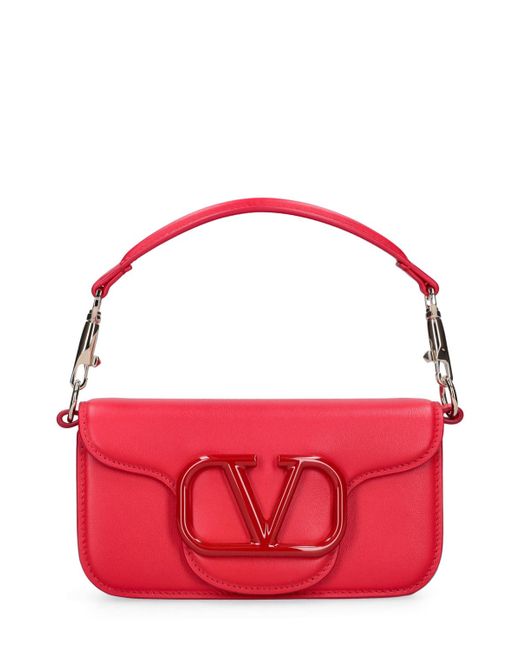 Valentino Garavani Small Loco Leather Top Handle Bag