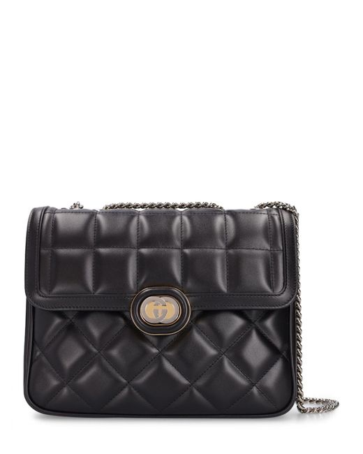 Gucci Deco Quilted Leather Shoulder Bag