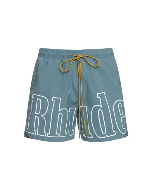 Rhude Logo Swim Shorts