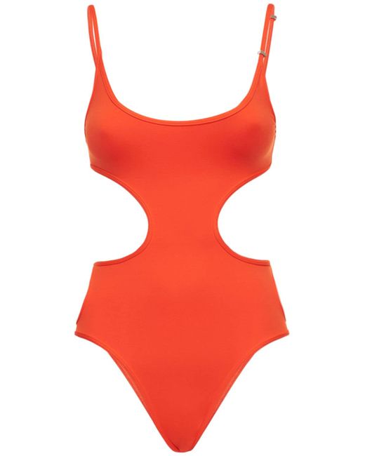 Attico Cut Out One Piece Swimsuit