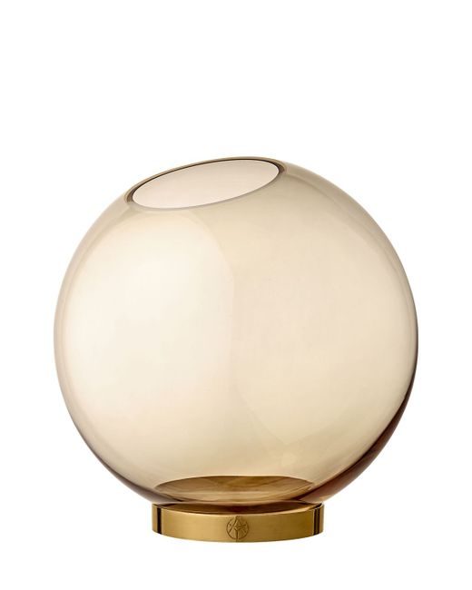 Aytm Globe Round Glass Vase