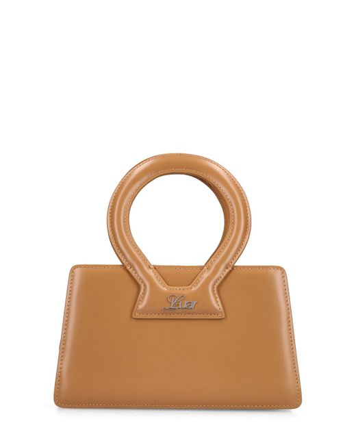 Luar Anna Small Leather Top Handle Bag