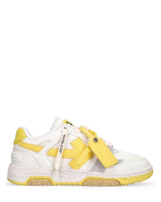Off-White 30mm Slim Out Of Office Leather Sneakers