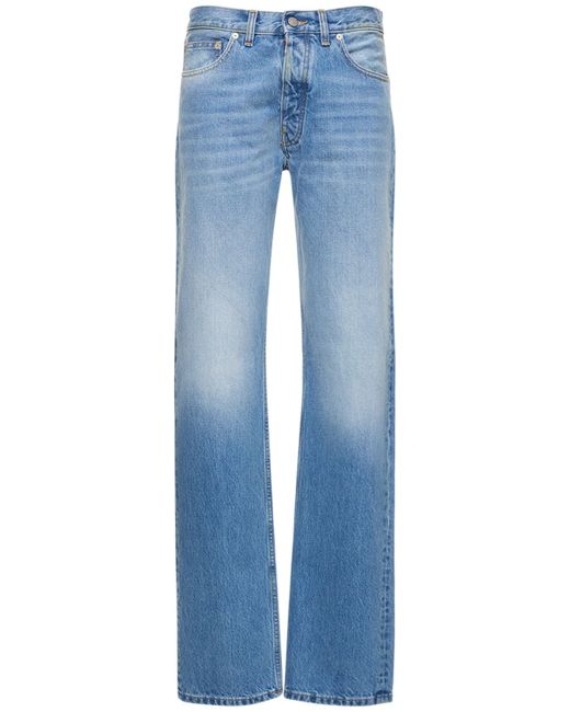 Maison Margiela Mid Rise Denim Straight Jeans