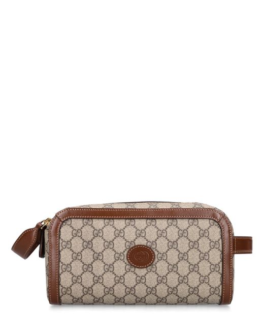 Gucci Gg Printed Toiletry Case