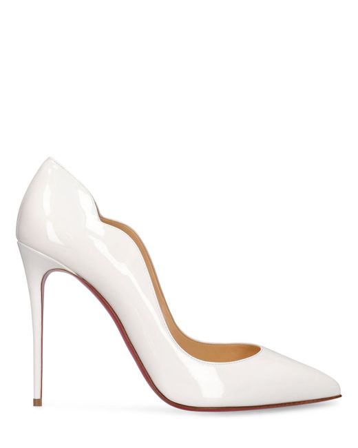 Christian Louboutin 100mm Hot Chick Patent Leather Pumps