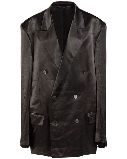 Balenciaga New Steroid Viscose Cupro Jacket