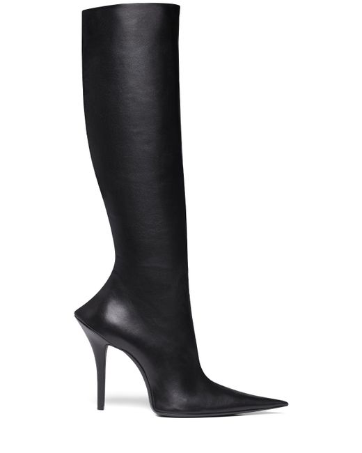 Balenciaga 110mm Witch Leather Boots