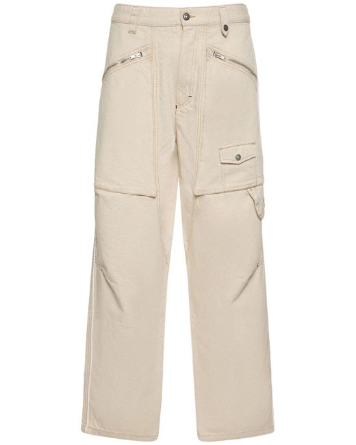 Isabel Marant Cotton Blend Cargo Pants