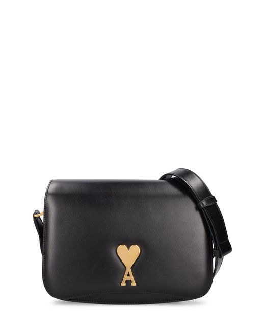 AMI Alexandre Mattiussi Paris Smooth Leather Shoulder Bag