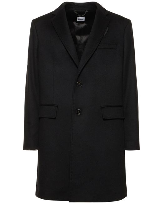 Burberry Callen Mid Length Wool Blend Coat