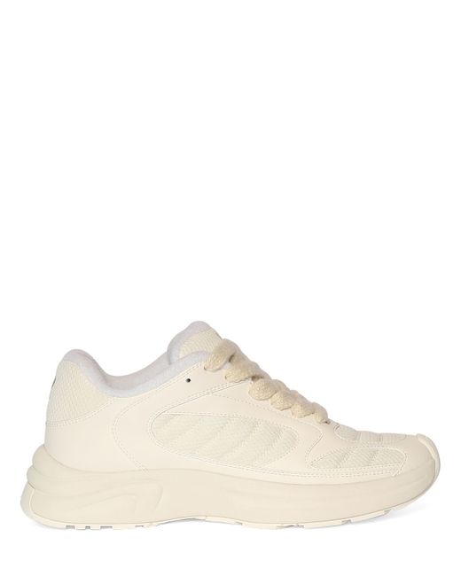 AMI Alexandre Mattiussi Leather Low Top Sneakers