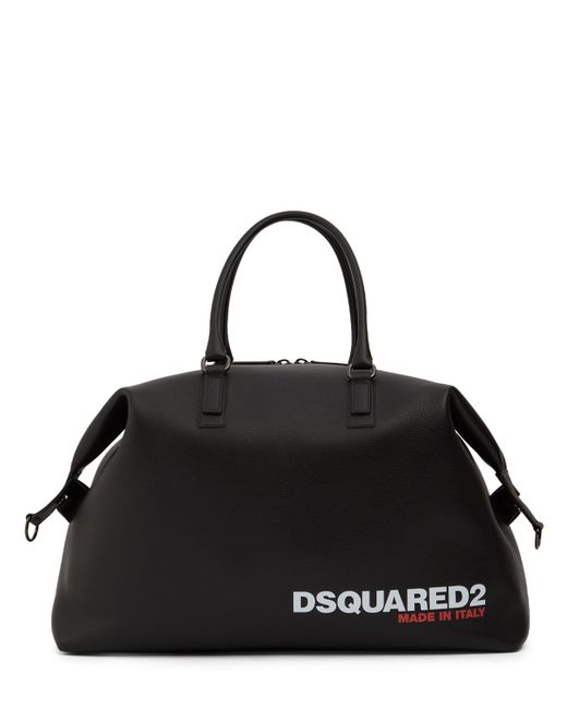 Dsquared2 Bob Leather Logo Duffle Bag