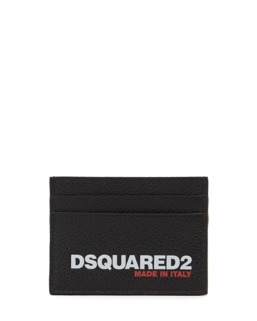 Dsquared2 Bob Leather Logo Card Holder