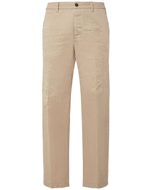 Dsquared2 Relaxed Fit Cotton Twill Pants