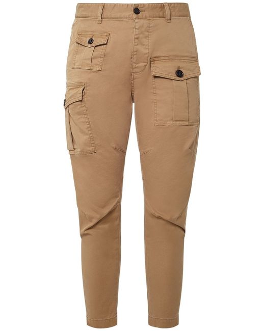 Dsquared2 Sexy Cargo Stretch Cotton Pants