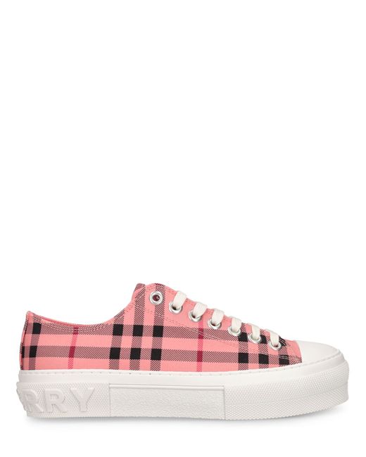 Burberry 20mm Jack Cotton Canvas Sneakers