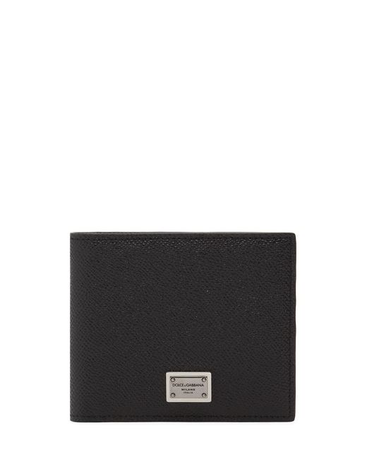 Dolce & Gabbana Logo Plaque Leather Wallet