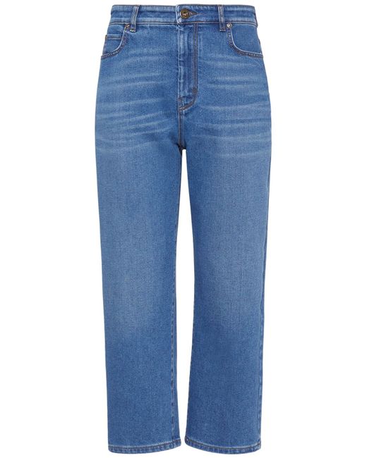 Weekend Max Mara Cesy Straight Cropped Jeans