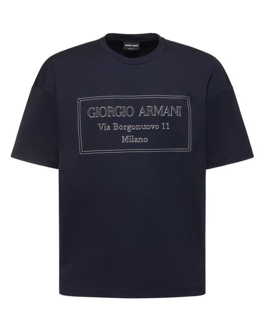 Giorgio Armani Logo Jersey T-shirt