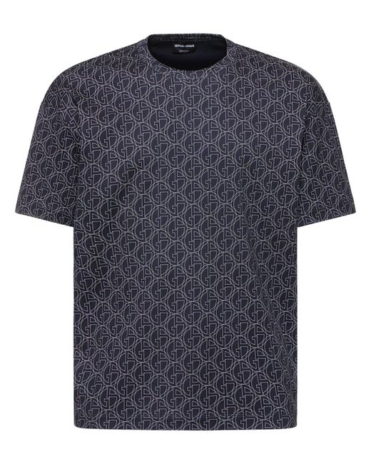 Giorgio Armani Logo Printed Jersey T-shirt