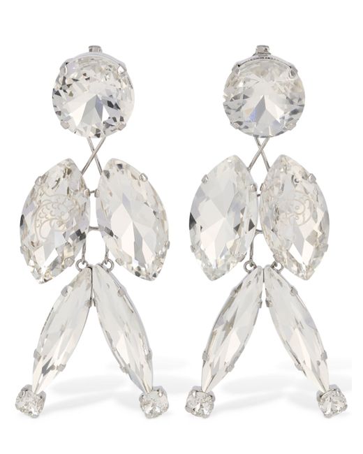 Pucci Crystal Cascade Clip-on Earrings