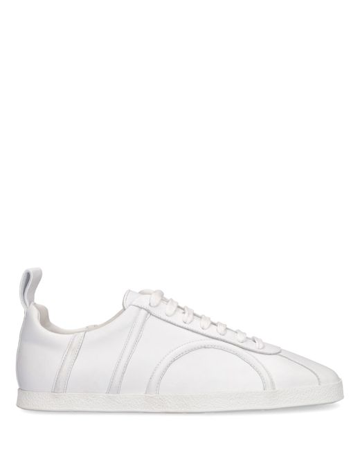 Totême 10mm Leather Low Top Sneakers