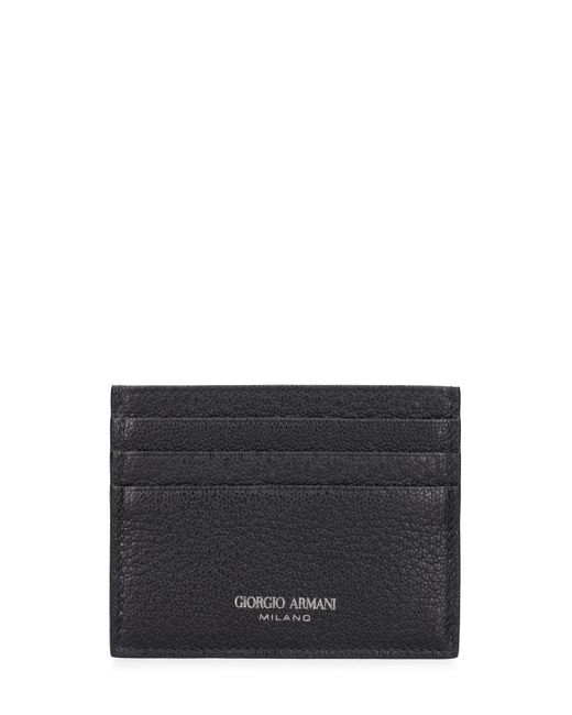 Giorgio Armani Leather Card Holder