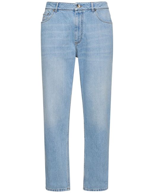 Brunello Cucinelli Cotton Denim Straight Jeans