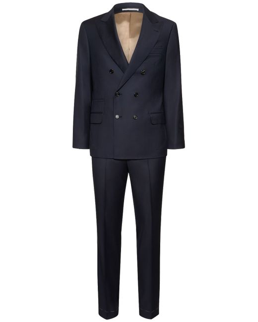 Brunello Cucinelli Wool Double Breasted Suit