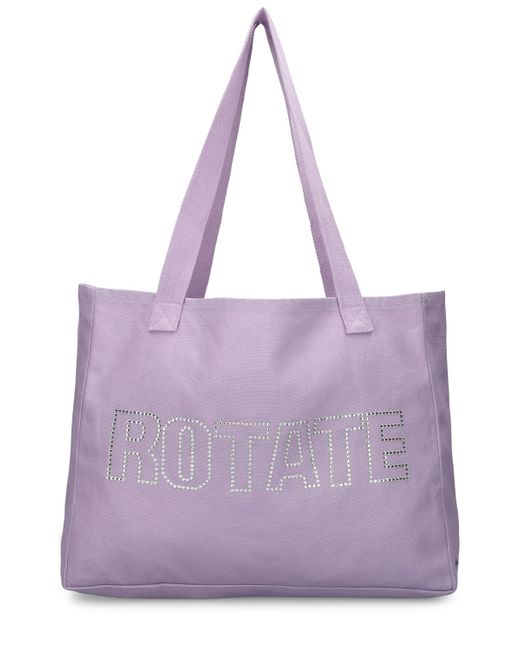Rotate Logo Organic Cotton Canvas Tote Bag